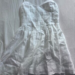 Wilfred Cream Linen Dress